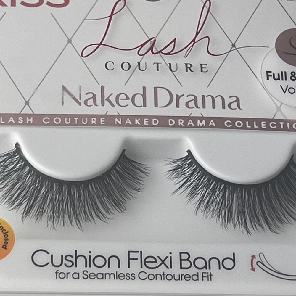 KISS Lash Couture Naked Drama Cushion Flexi Band Strip Makeup beauty  Lashes